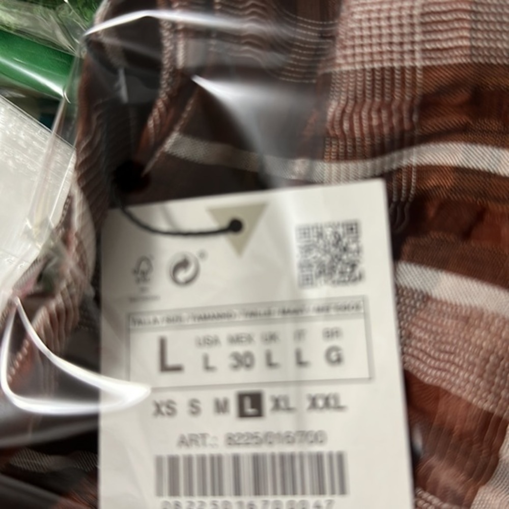 ZARA plaid skirt 8225/016 - Picture 11 of 11